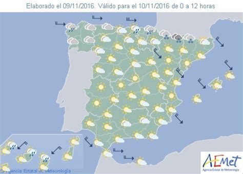 Tiempo en España para hoy jueves: lluvias en el norte ...