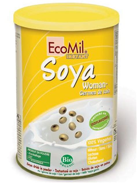 Tienda Almond | Ecomil Leche de Soja Woman Bio 400g | Graviola