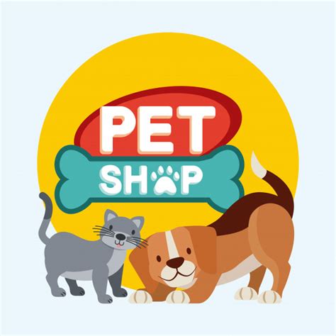 Tienda de mascotas relacionada | Vector Gratis