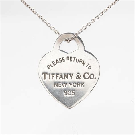 Tiffany & Co.  Return To Tiffany Collection  Sterling Silver Heart ...