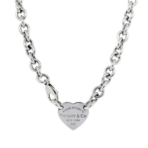 Tiffany & Co. SS Toggle Necklace with Heart Charm Boca Raton