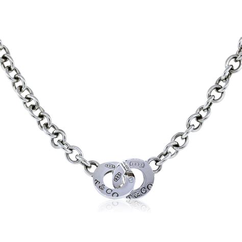 Tiffany & Co. Sterling Silver 1837 Toggle Chain Necklace