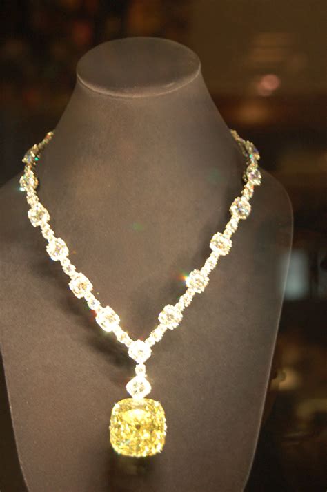 Tiffany Diamond | Gemstones jewelry necklace, Beautiful jewelry ...