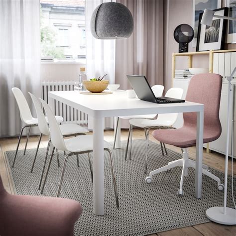 TINGBY / LEIFARNE Mesa y 6 sillas   blanco, blanco   IKEA
