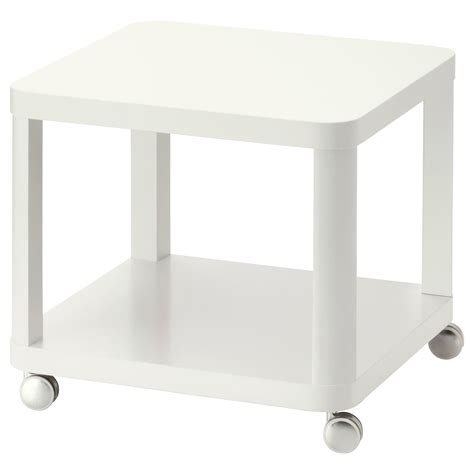 TINGBY Mesa auxiliar con ruedas, blanco, 50x50 cm   IKEA