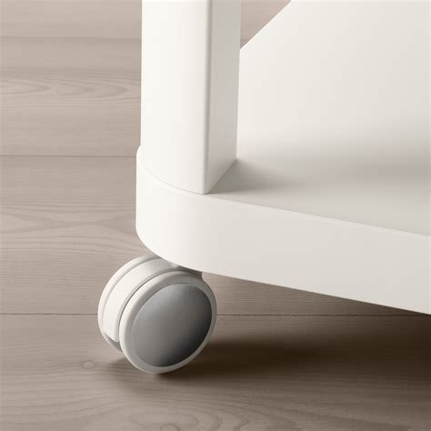 TINGBY Mesa auxiliar con ruedas, blanco, 50x50 cm   IKEA