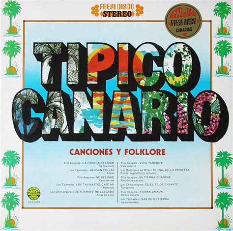 Tipico Canario Canciones Y Folklore 1976, Yellow labels, Vinyl ...