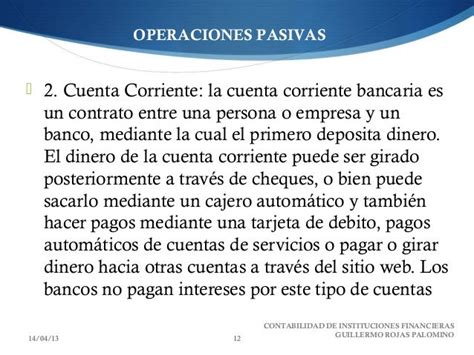 Tipos De Cuentas Corrientes   cycpucredito