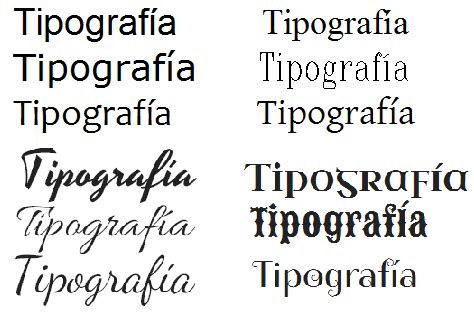Tipos de tipografías para el blog