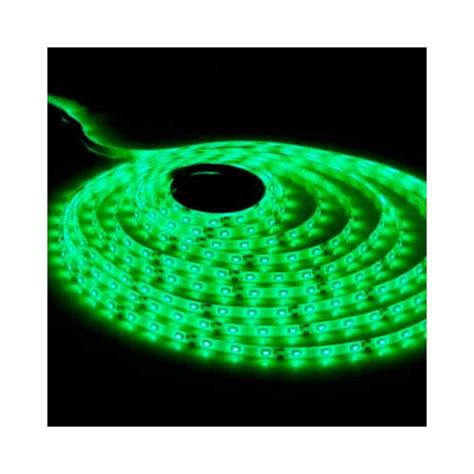 Tira LED Verde 14,4 W/m 12V IP65 5 metros