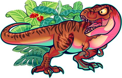 Tiranosaurio Rex Dibujo A Color Clipart   Full Size Clipart  #3514542 ...