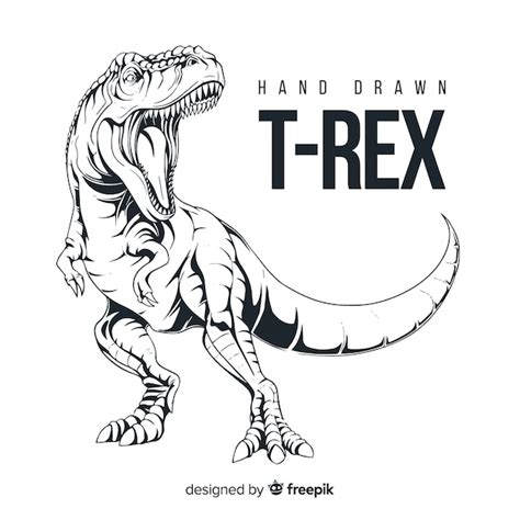 Tiranosaurio Rex Dinosaurios Para Colorear   Páginas Colorear
