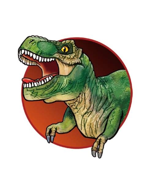 Tiranosaurio Rex Tatuaje Temporal | Dino party, Dinosaur birthday party ...
