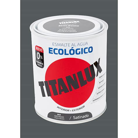 Titanlux Esmalte de color Eco  Gris medio, 750 ml, Satinado  | BAUHAUS