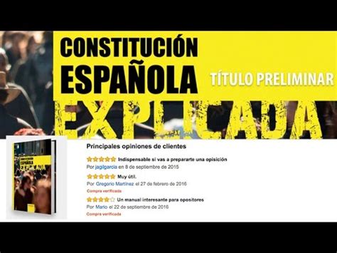 Titulo Preliminar de la Constitucion Española 1978 ...