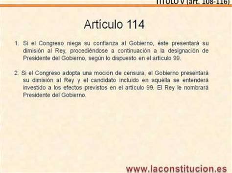 Titulo V   Relaciones Gobierno Cortes Generales   de la ...