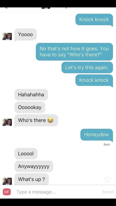 to tell a knock knock joke : therewasanattempt