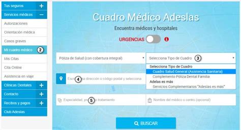 Todo el Cuadro Médico de Adeslas, a disposición de sus usuarios por ...