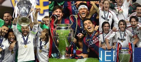 Todos los Campeones de la Champions League en la Historia