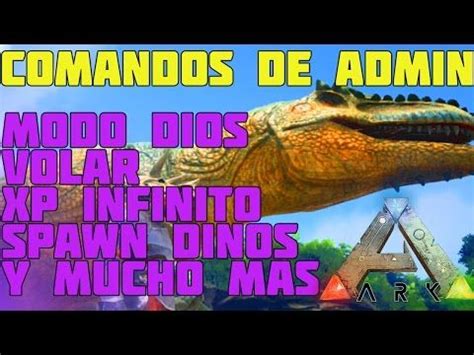 TODOS LOS COMANDOS ADMIN IMPORTANTES   ARK Survival Evolved Xbox One ...