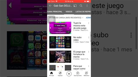 Todos mis videos parte 1 YouTube