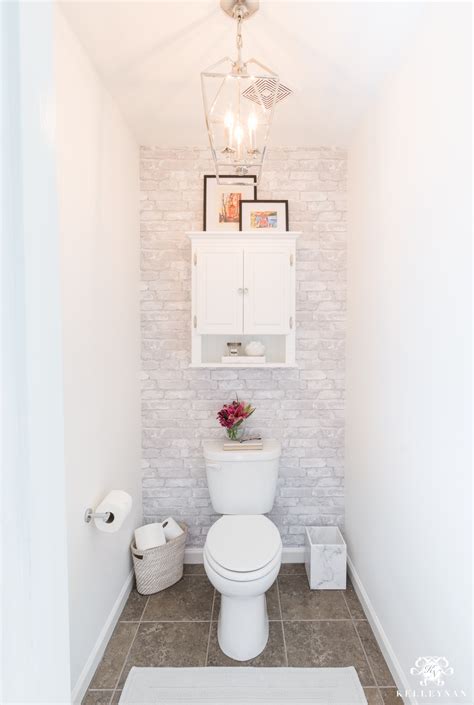 Toilet Room Makeover Reveal and Clever Bathroom Storage ...