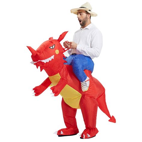 TOLOCO inflable traje de dinosaurio para adultos traje de ...