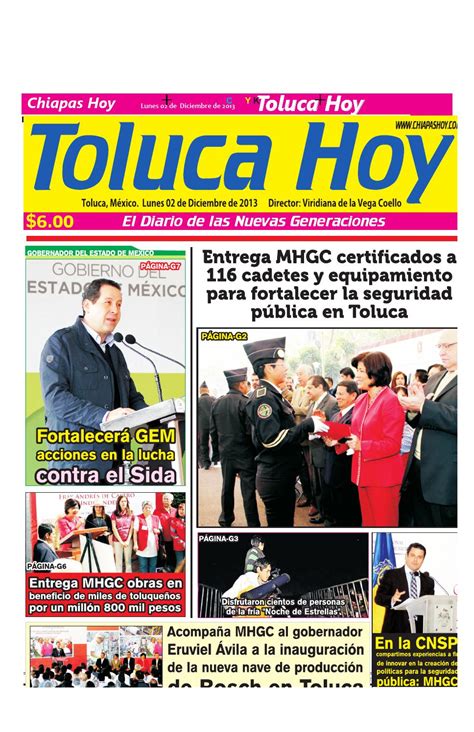 Toluca hoy 021212 by Diario Chiapas Hoy   Issuu