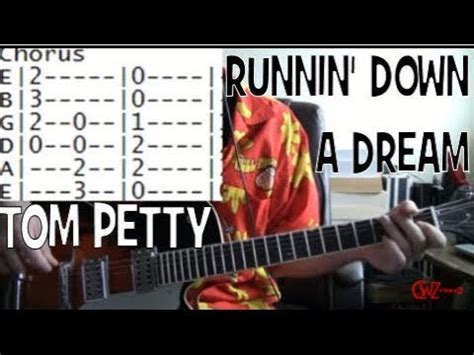 Tom Petty Runnin  Down a Dream Guitar lesson chords & tab ...