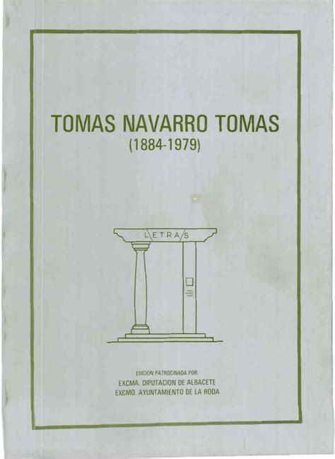 TOMAS NAVARRO TOMAS   Biblioteca Digital de Albacete