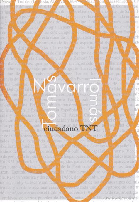 tomás navarro tomás: ciudadano tnt / ; edición   Comprar Libros de ...