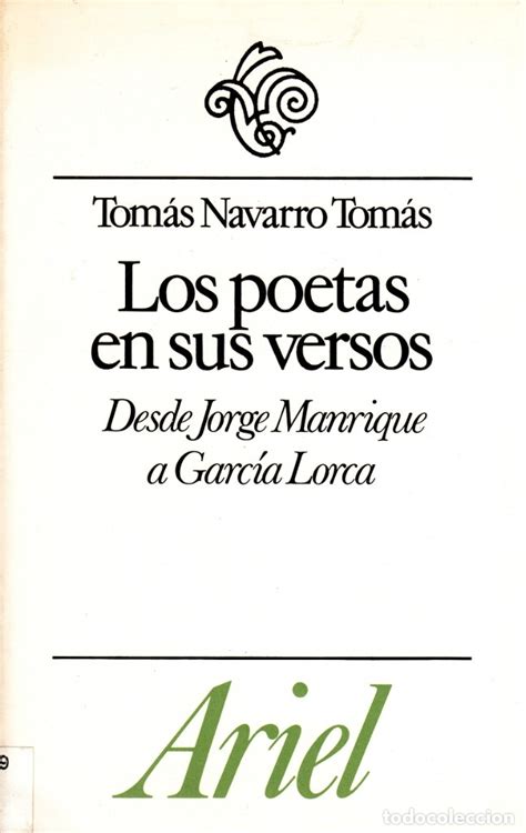 Tomás navarro tomás. los poetas en sus versos,   Vendido en Venta ...