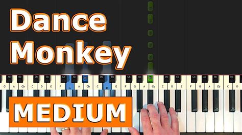 Tones and I   Dance Monkey   Piano Tutorial easy [Sheet ...