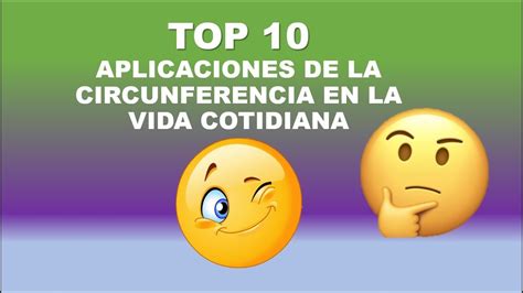 TOP 10  APLICACIONES DE LA CIRCUNFERENCIA EN LA VIDA COTIDIANA    YouTube