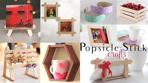 Top 10 DIY Popsicle Stick Craft Compilation | Craft Ideas ...