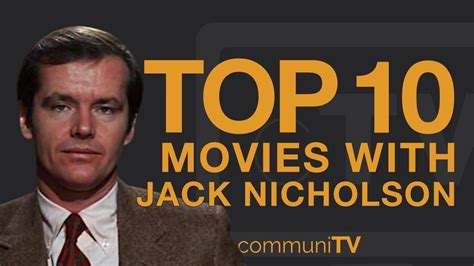 Top 10 Jack Nicholson Movies   YouTube