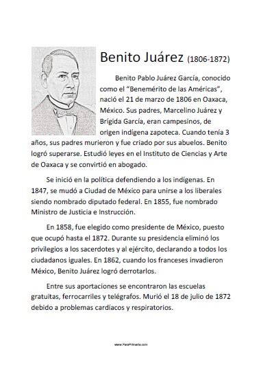 Top 157+ La vida de benito juarez en imagenes   Elblogdejoseluis.com.mx