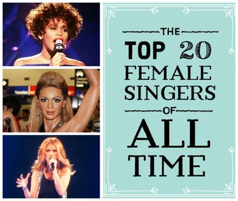 Top 20 Best Female Singers of All Time | Spinditty