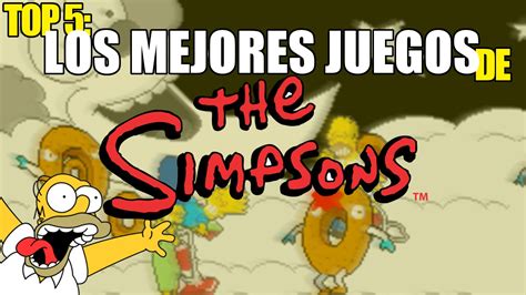Top 5: Los Mejores Juegos de los Simpsons   YouTube
