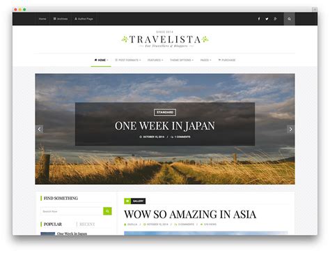 Top Ten WordPress themes for Tourism Industry   Web ...