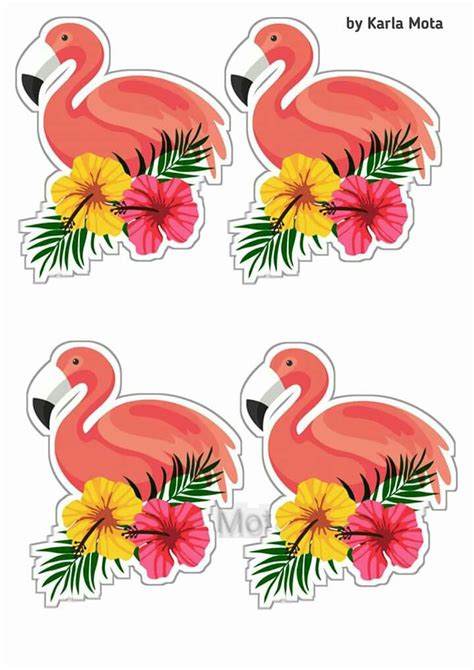 Topers festa Flamingo, festa Flamingo, topers de flamingo para imprimir ...