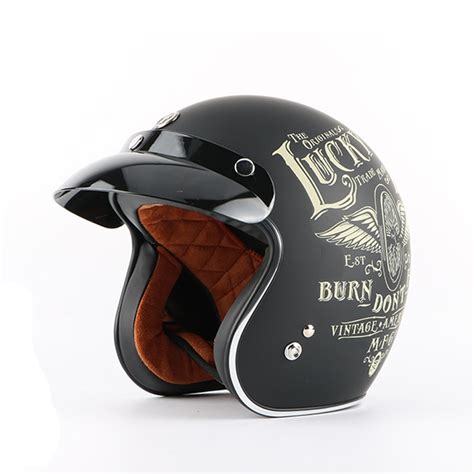 TORC Moto Vintage Helmet Retro Motorcycle Helmet Chopper ...
