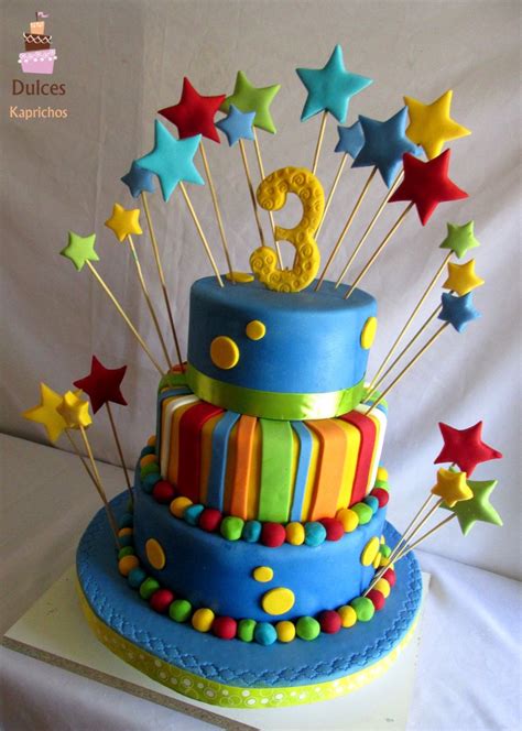 Torta Cumpleaños de Colores #TortaColores #TortasDecoradas ...