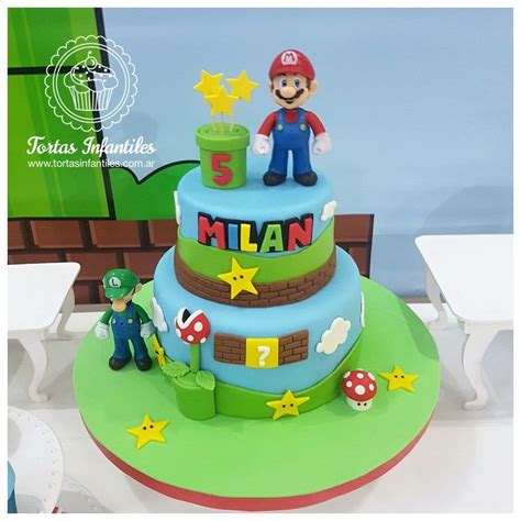 Torta Mario Bros | Tortas de mario bros, Tortas y Tortas ...