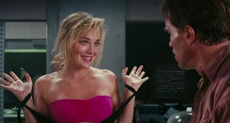 Total Recall  1990  | Sharon stone, Total recall, Happy movie