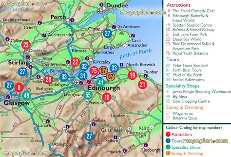 Tourist Map Of Edinburgh Scotland – Tourism Company and Tourism ...