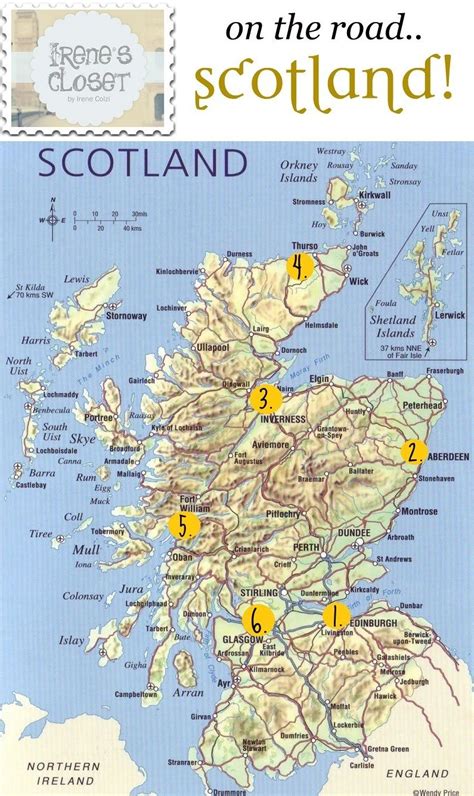 Tourist Road Map of Scotland Pdf Download   Travel News   Best Tourist ...