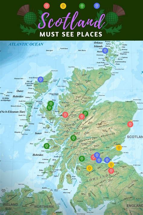 Tourist Road Map Of Scotland Travel News Best Tourist Places In The ...