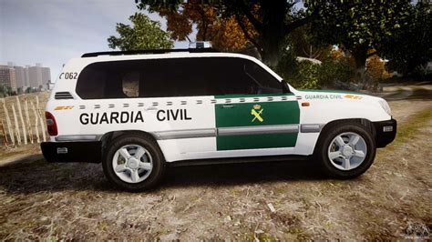 Toyota Land Cruiser Guardia Civil Cops [ELS] para GTA 4