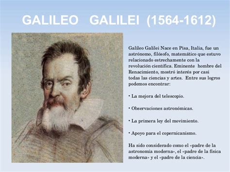 Trabajo de Galileo